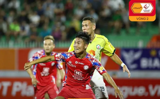 kqbd lu 
Vòng 2 V.League 2024/25: Quy Nhơn Bình Định mất điểm trên sân nhà