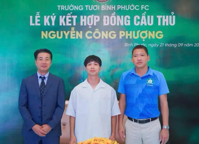 kqbd lu 
Công Phượng gia nhập CLB Bình Phước để đá giải Hạng nhất